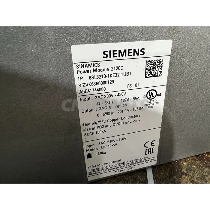 Siemens 1P 6SL3210-1KE32-1UB1