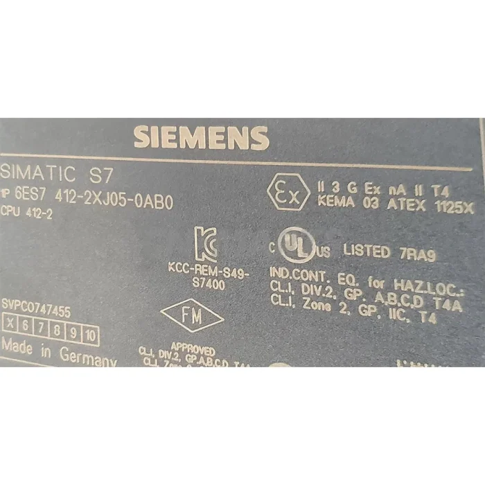 Siemens 6ES7412-2XJ05-0AB0