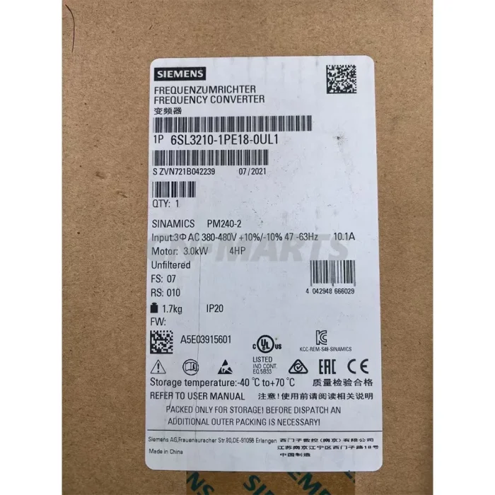 Siemens 6SL2310-1PE14-3UL1
