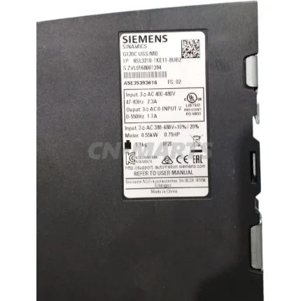 Siemens 6SL3210-11KE11-8UB2