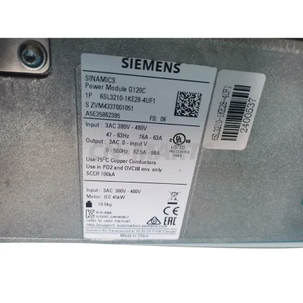 Siemens 6SL3210-1KE28-4UF1