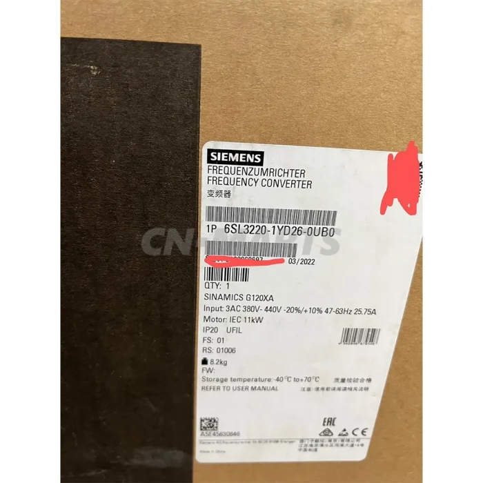 Siemens 6SL3220-1YD26-0UV0