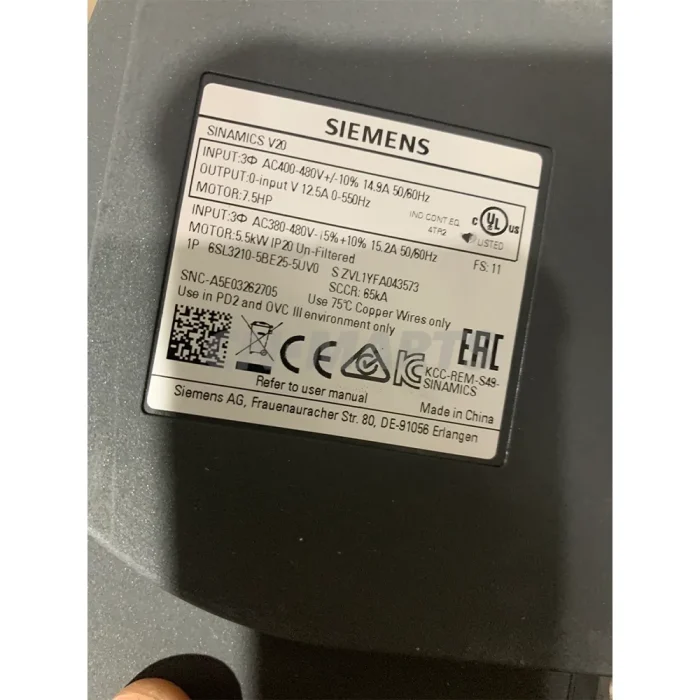 Siemens V20