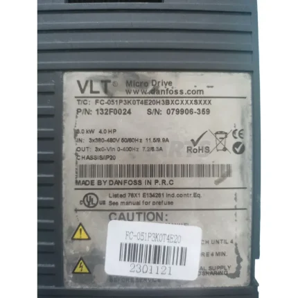 VLT FC-051P3K0T4E20HЗBXCXXXSXXX