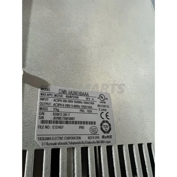 YASKAWA CIMR-AA2A0169AAA