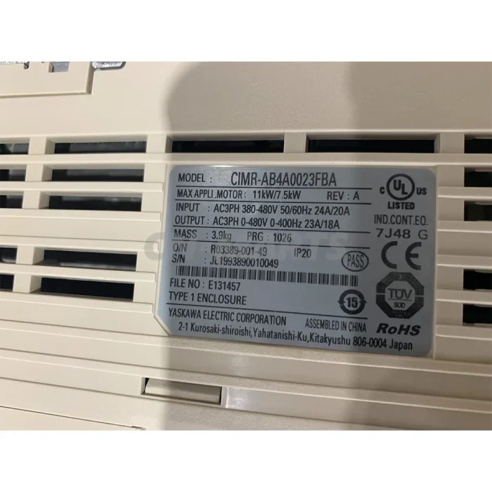 YASKAWA CIMR-AB4A0023FBA
