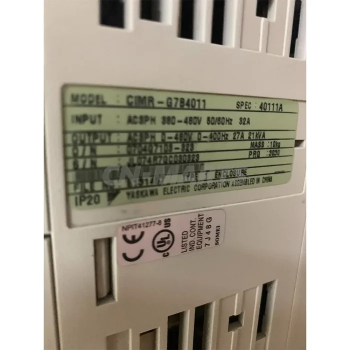 YASKAWA CIMR-G7B4011
