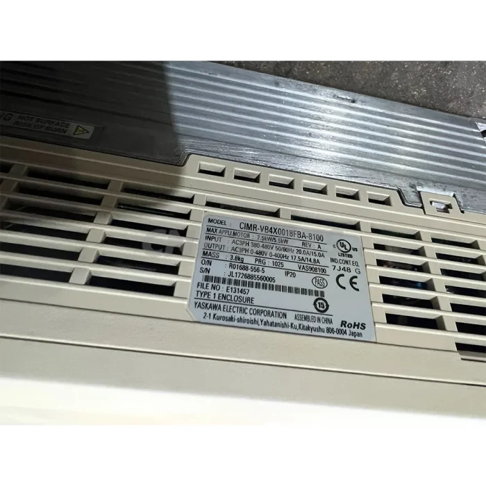 YASKAWA CIMR-VB4X0018FBA-8100