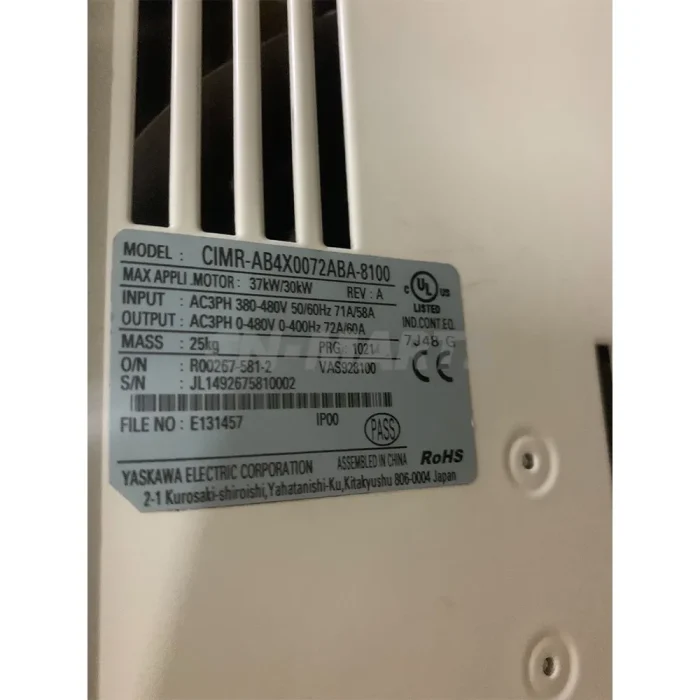 Yaskawa CIMR-AB4X0072ABA-8100