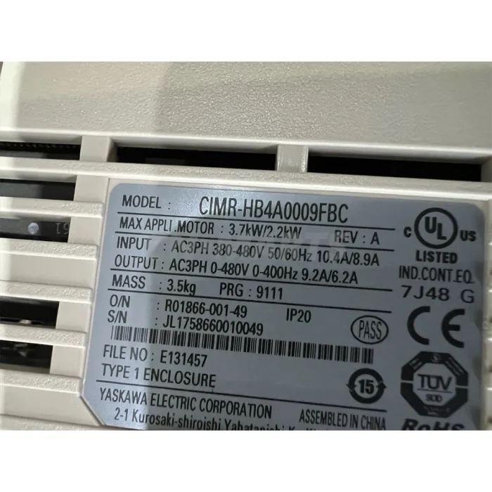 Yaskawa CIMR-HB4A0015FBC