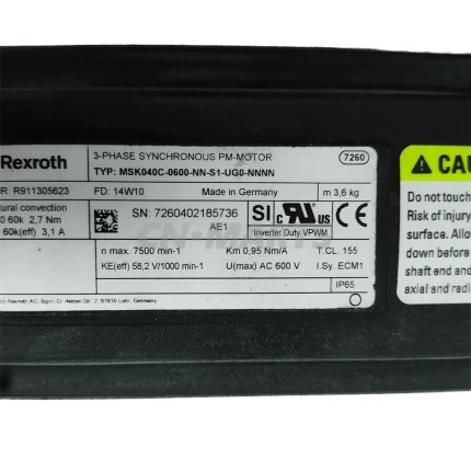 rexroth MSK040C-0600-NN-S1-UGO-NNNN