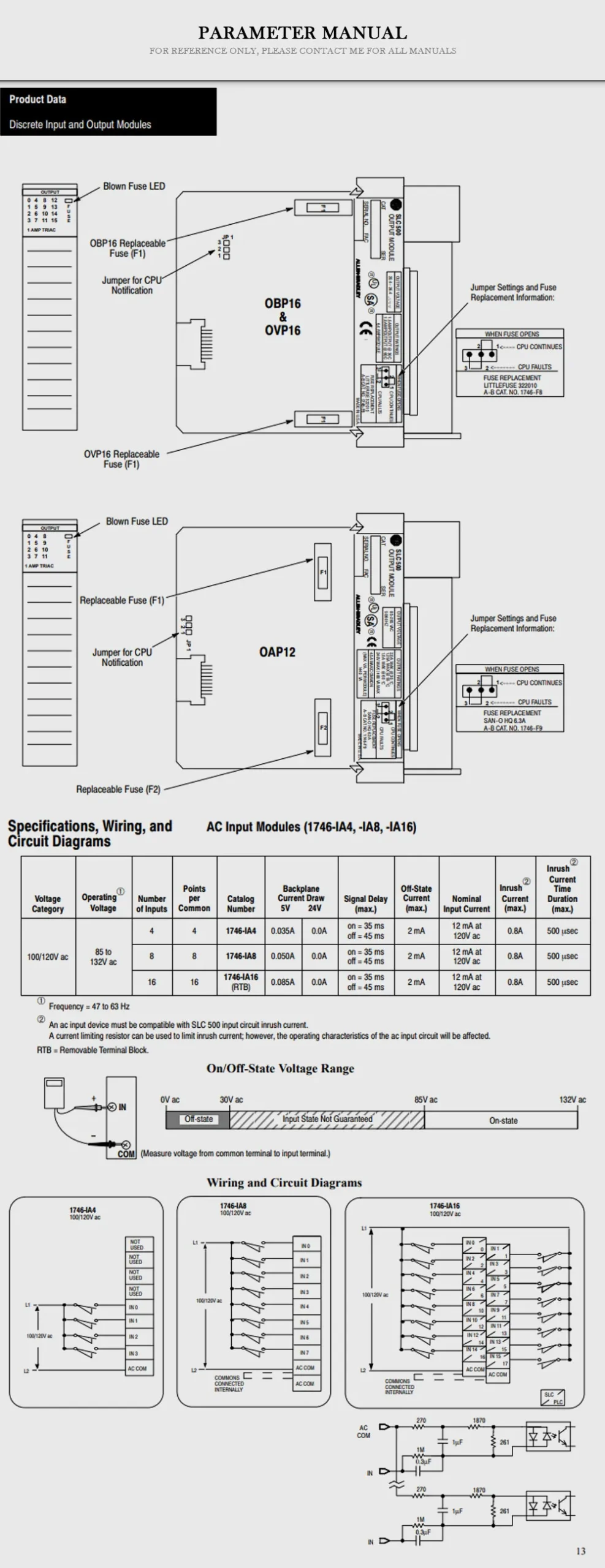 AB AB 1746-OB32 Product Description-2