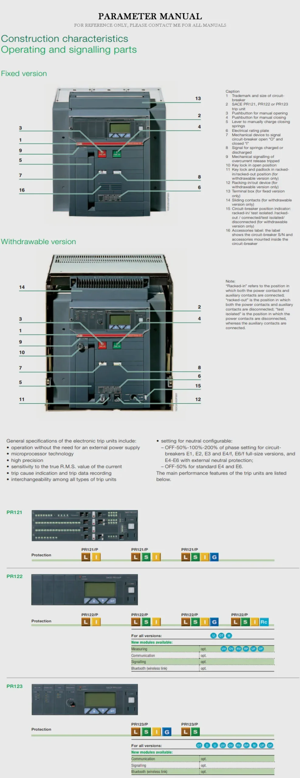 ABB SACE Product Description-2