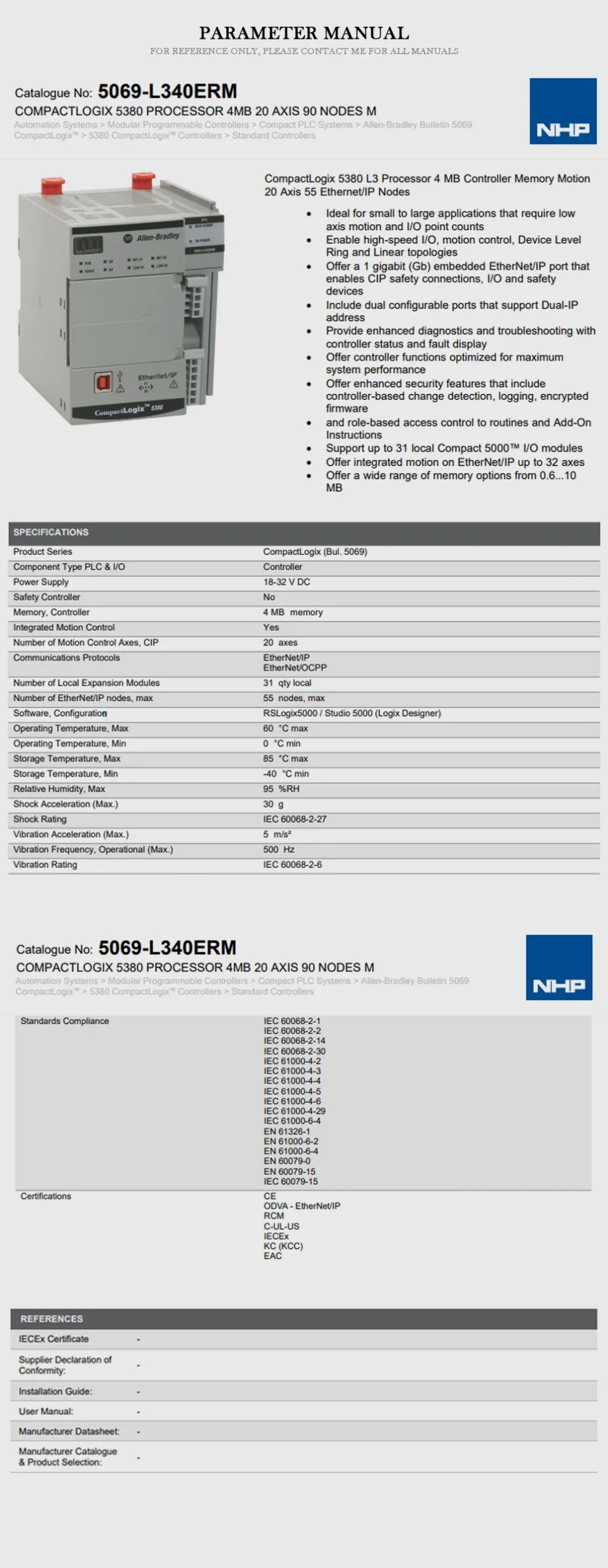 Allen-Bradley 5069-L340ERM Product Description-2