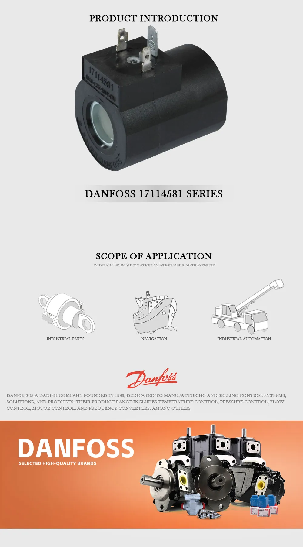 DANFOSS 17114581 M16-12D-26W-DN Product Description-1