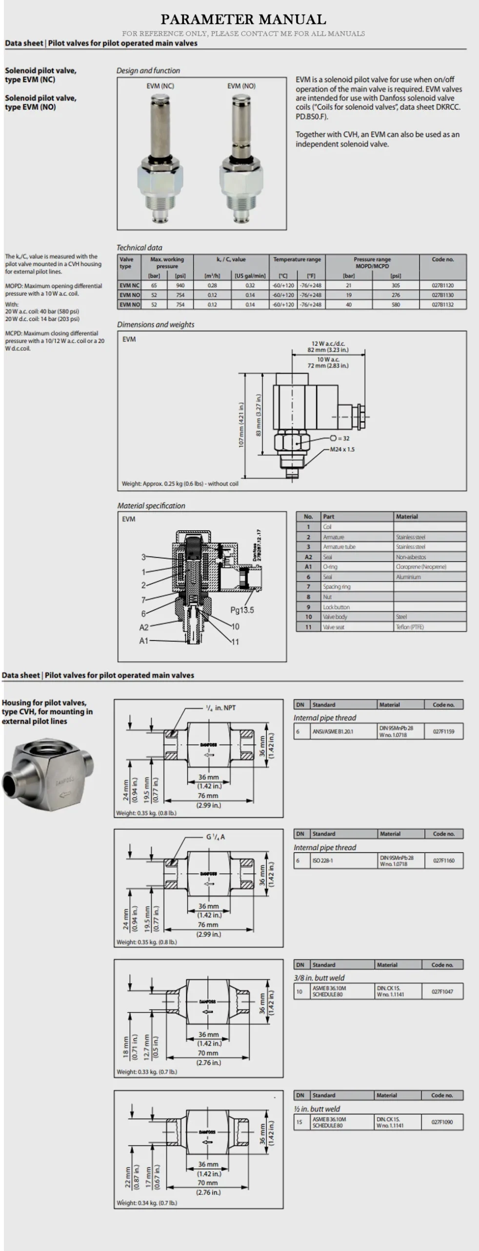 DANFOSS EVM Product Description-2