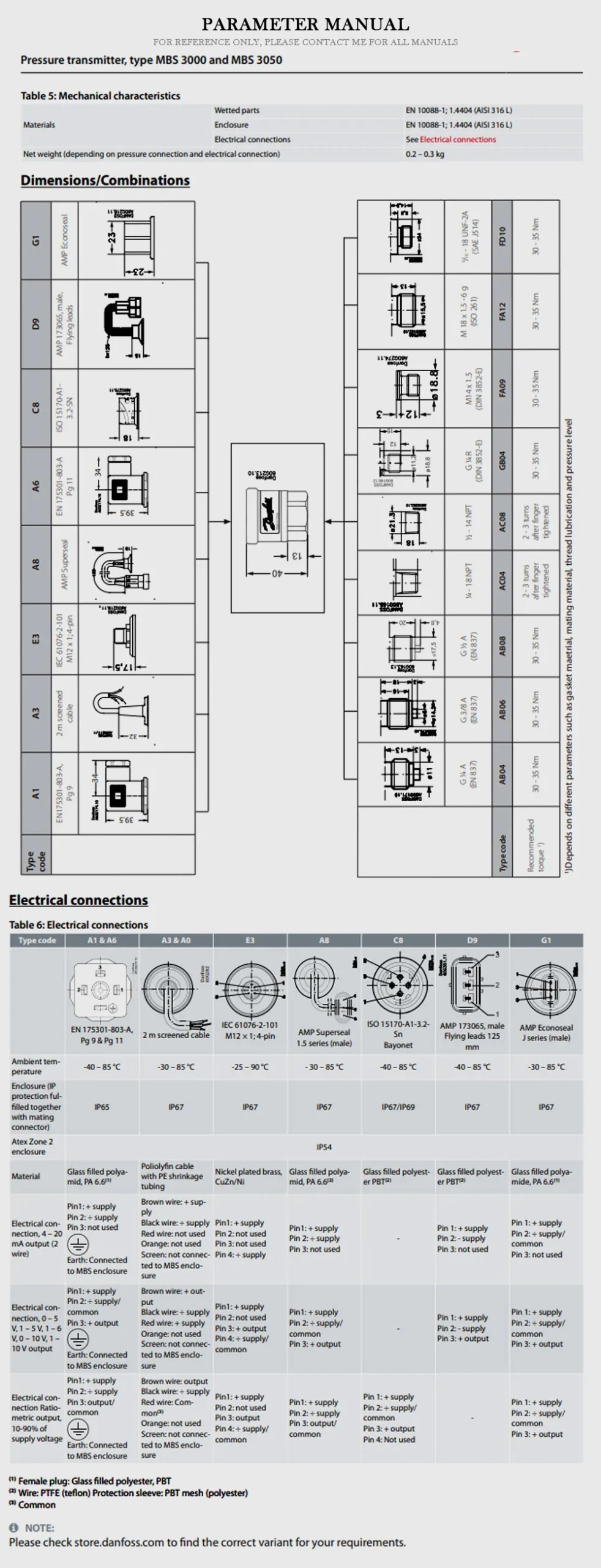 DANFOSS MBS Product Description-2