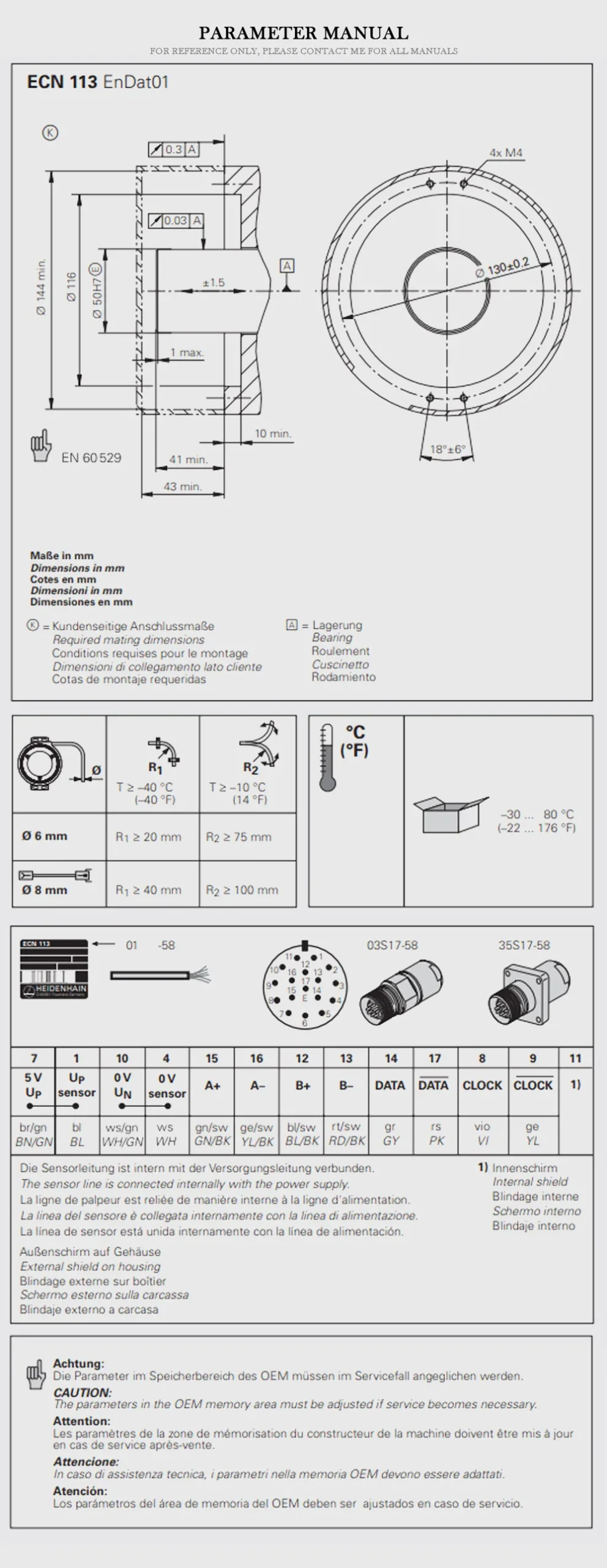 HEIDENHAIN ECN 113 Product Description-2