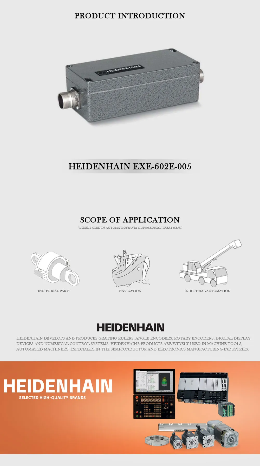 HEIDENHAIN EXE-602E-005 Product Description-1