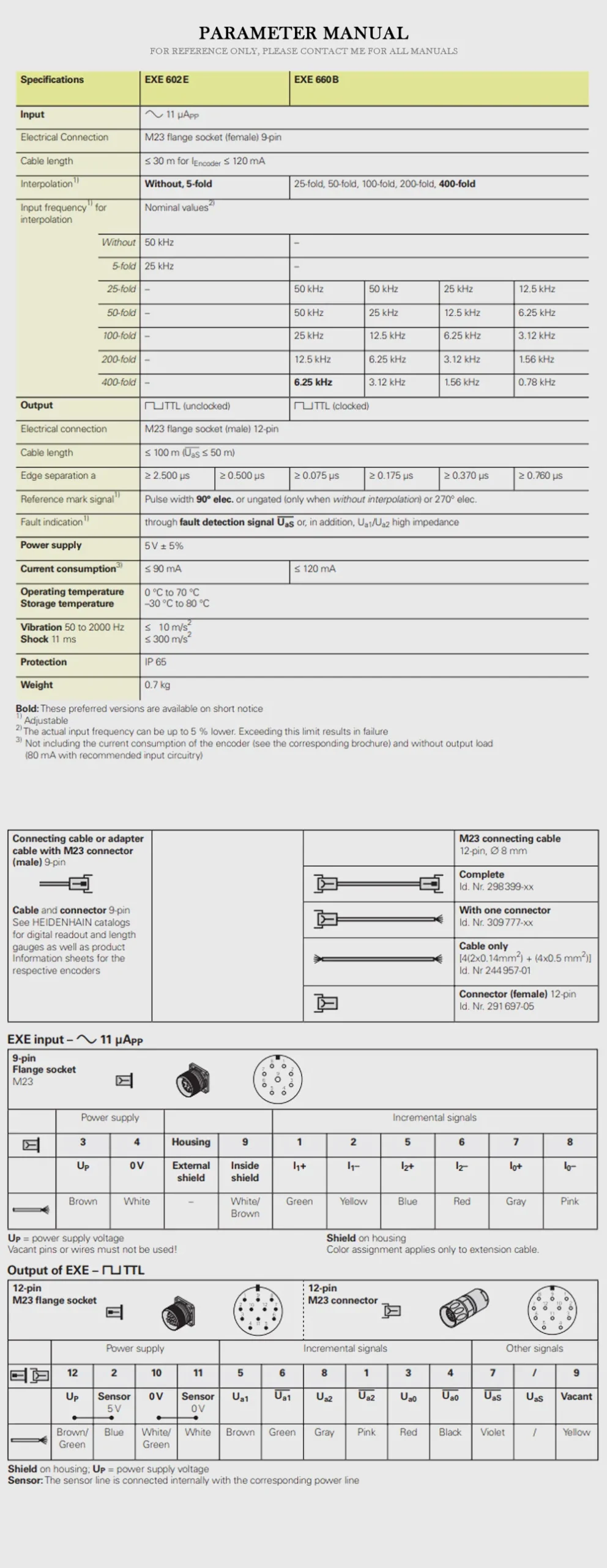 HEIDENHAIN EXE-602E-005 Product Description-2