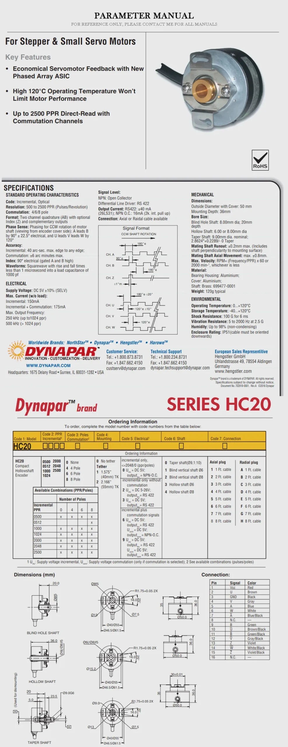 HENGSTLER HC202500 Product Description-2