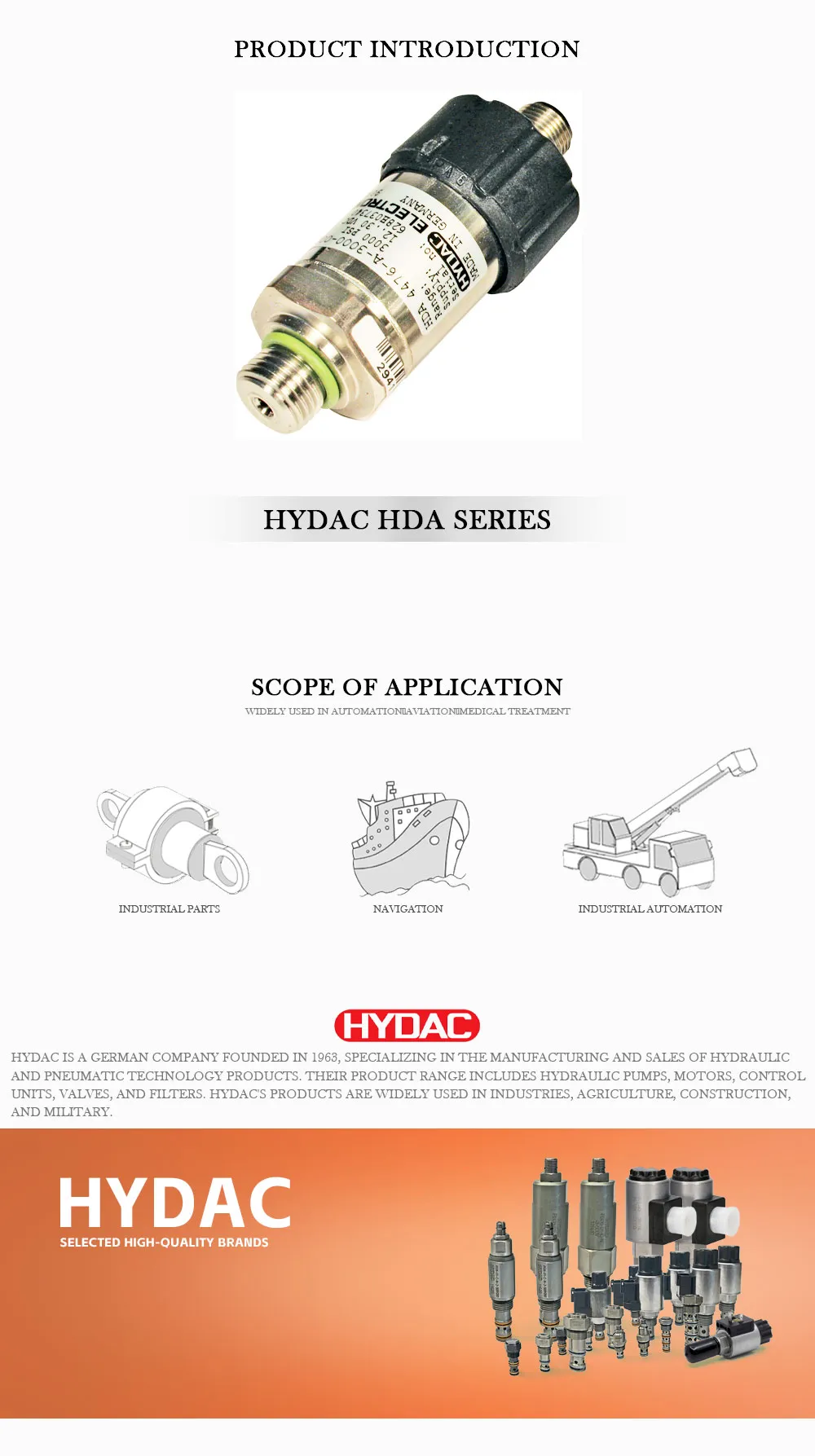 HYDAC HDA Product Description-1