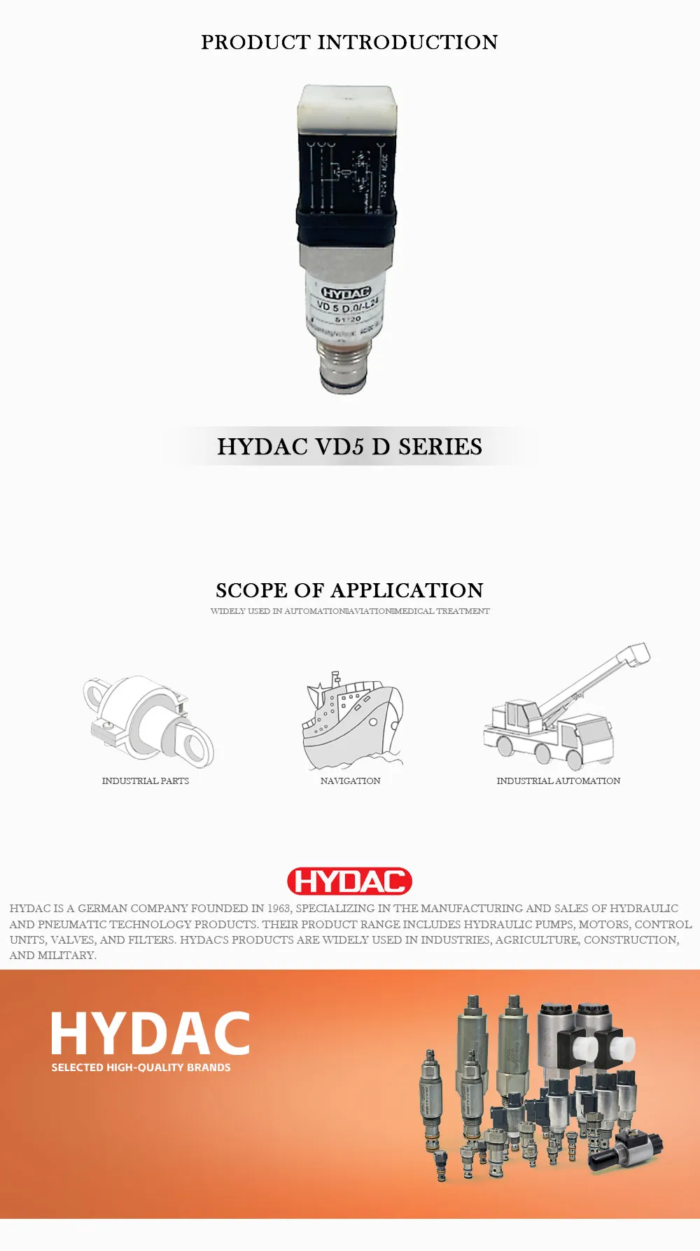 HYDAC VD5D Product Description-1