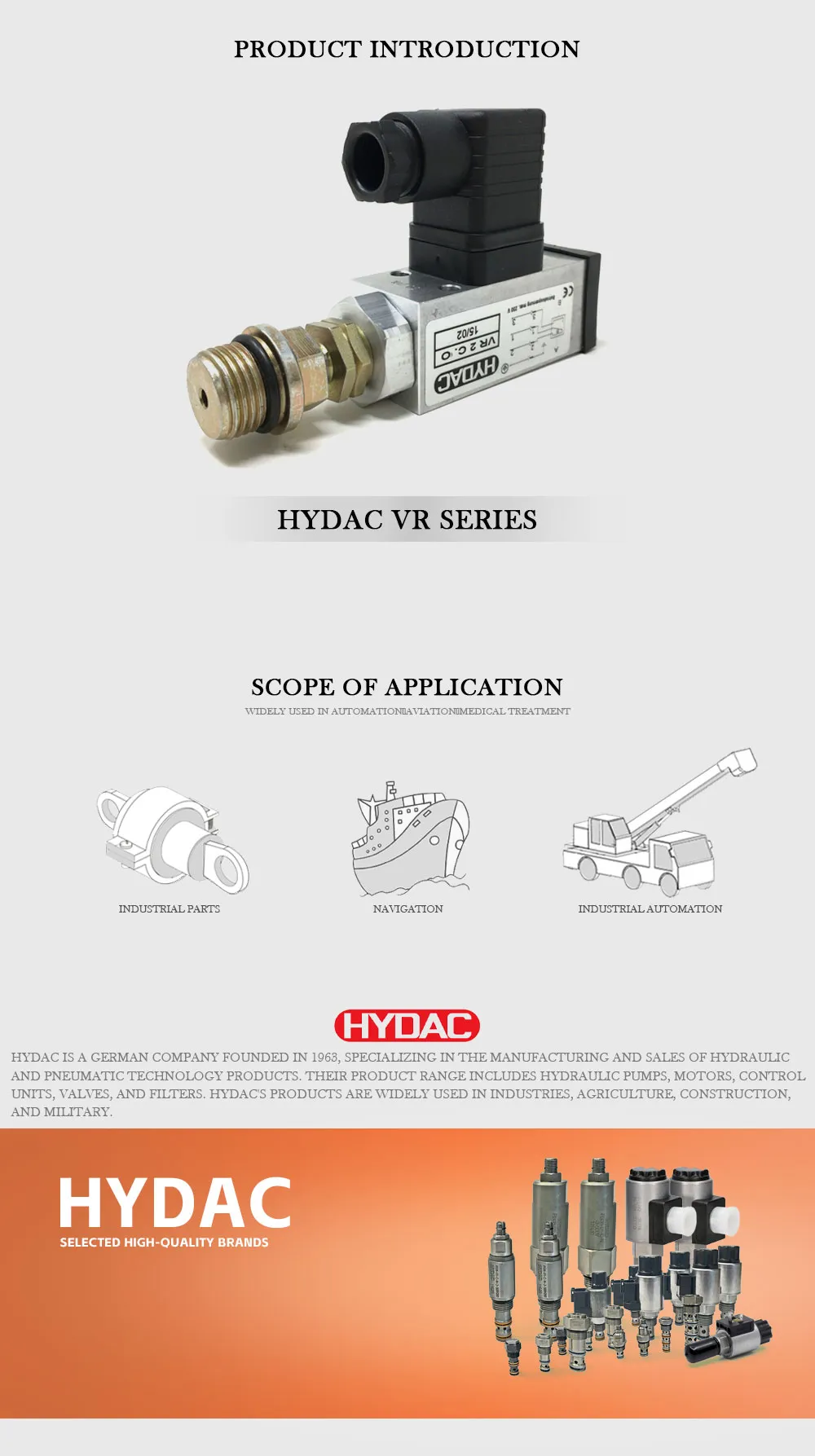 HYDAC VR Product Description-1