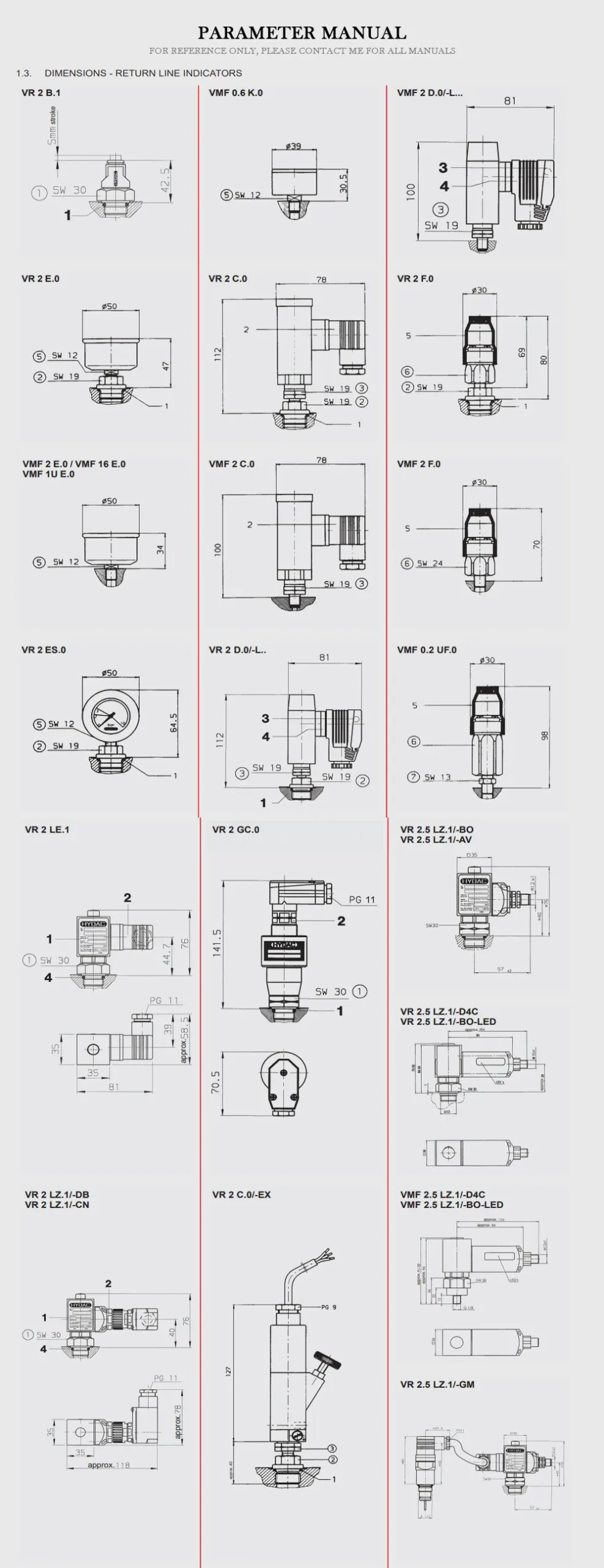 HYDAC VR Product Description-2