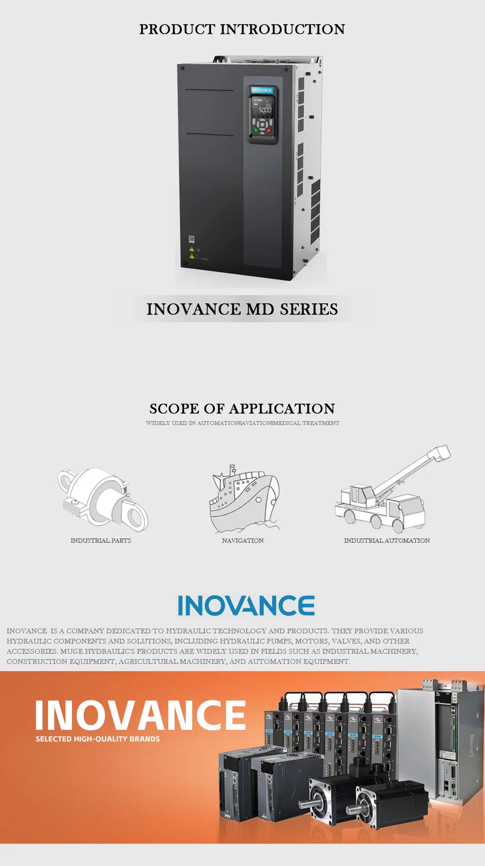 INOVANCE MD Product Description-1