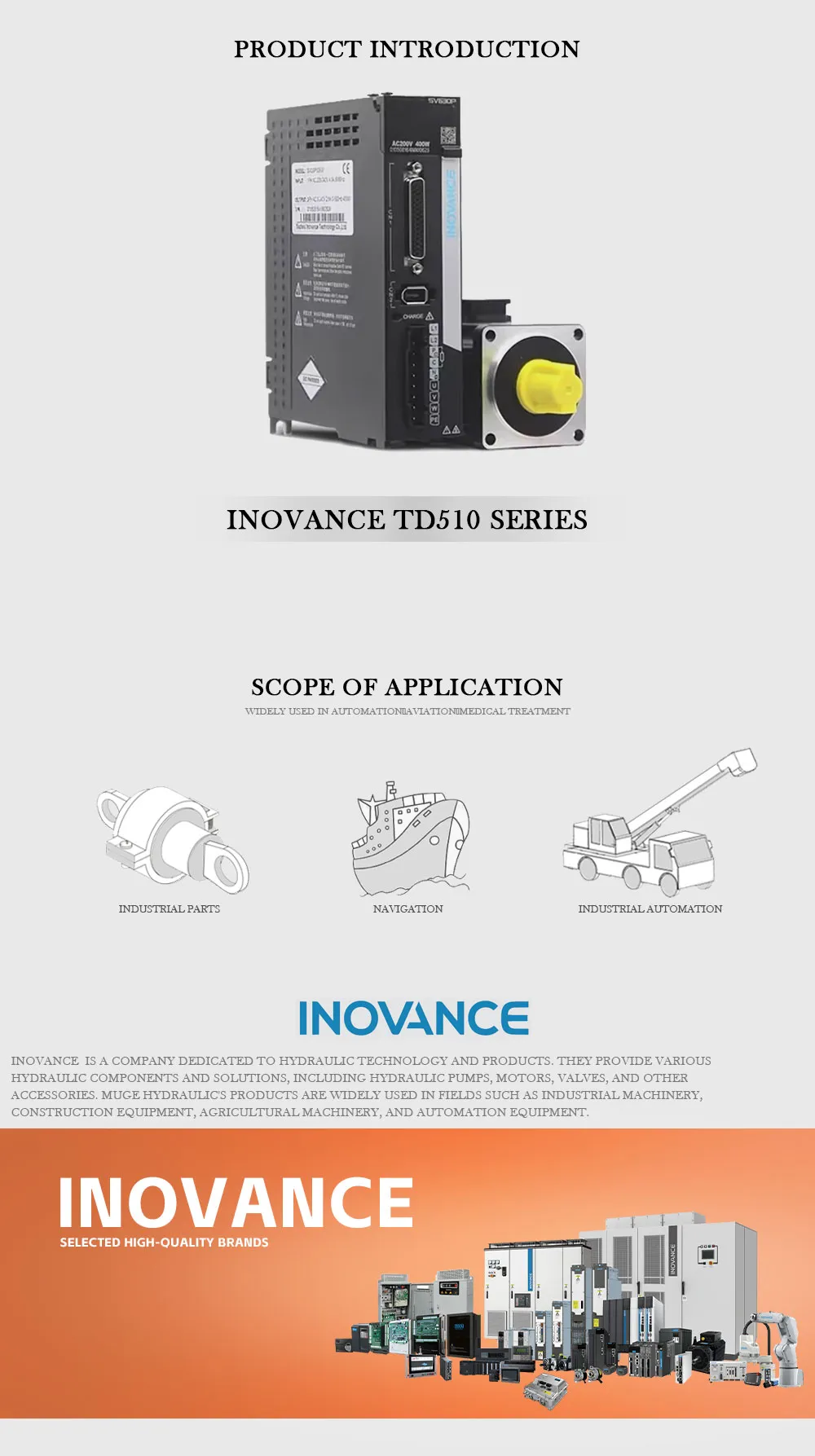 INOVANCE TD510 Product Description-1