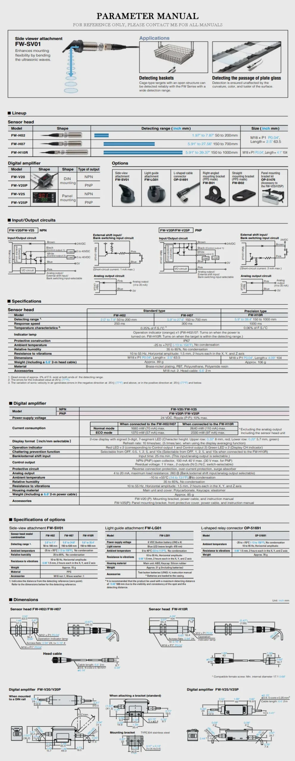 KEYENCE FW Product Description-2