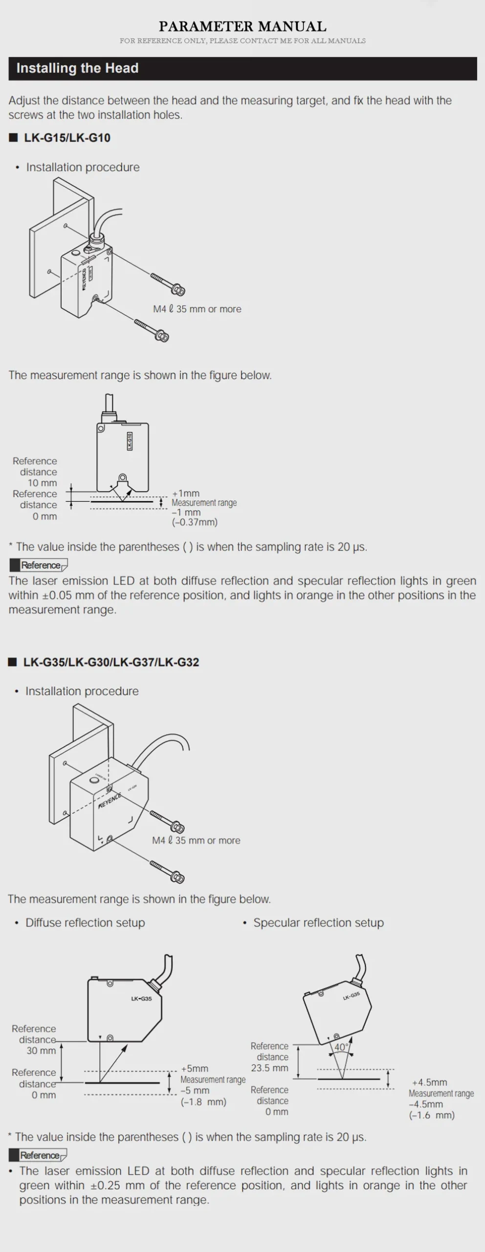 KEYENCE LK Product Description-2