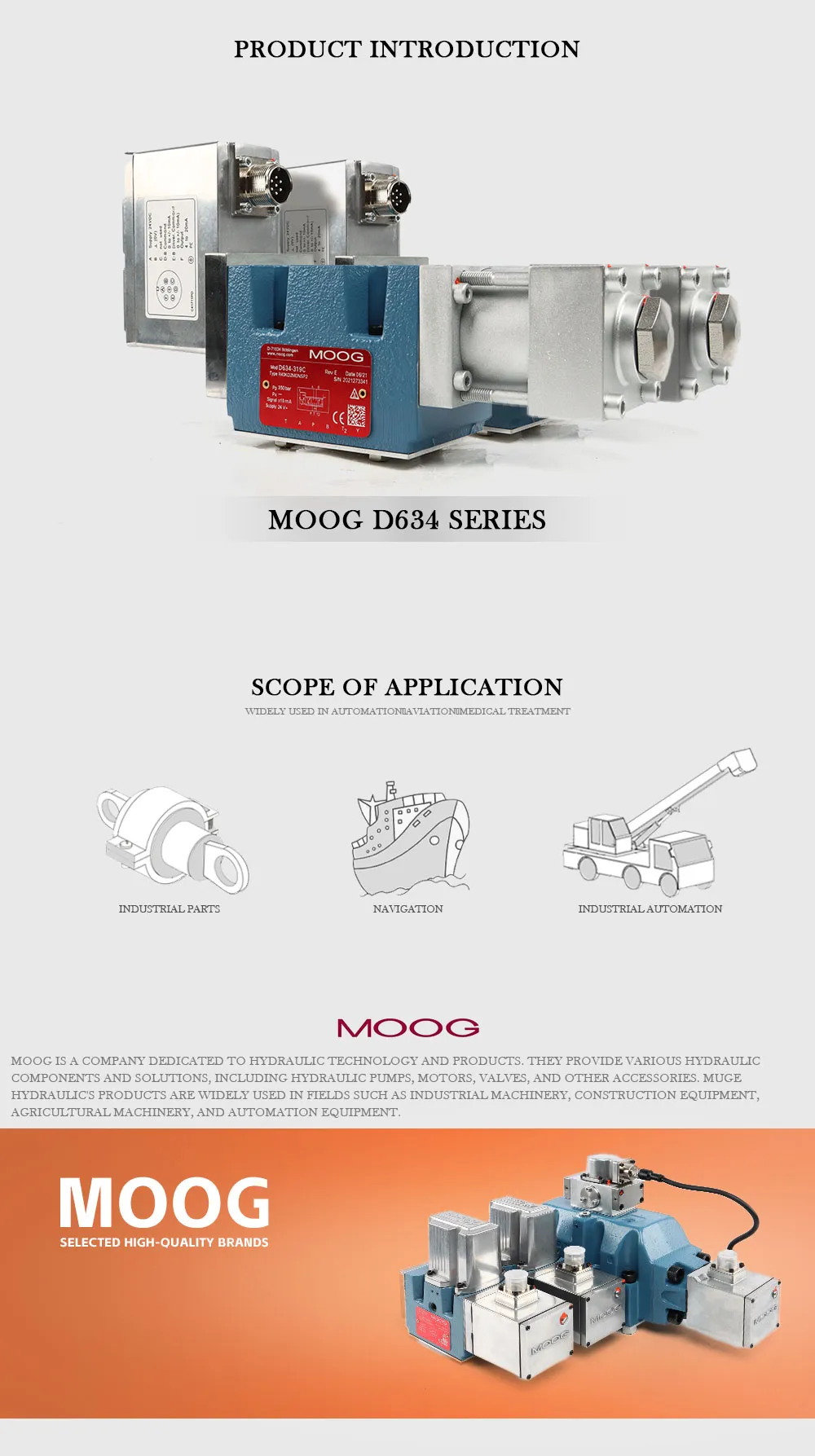 MOOG D634 Product Description-1