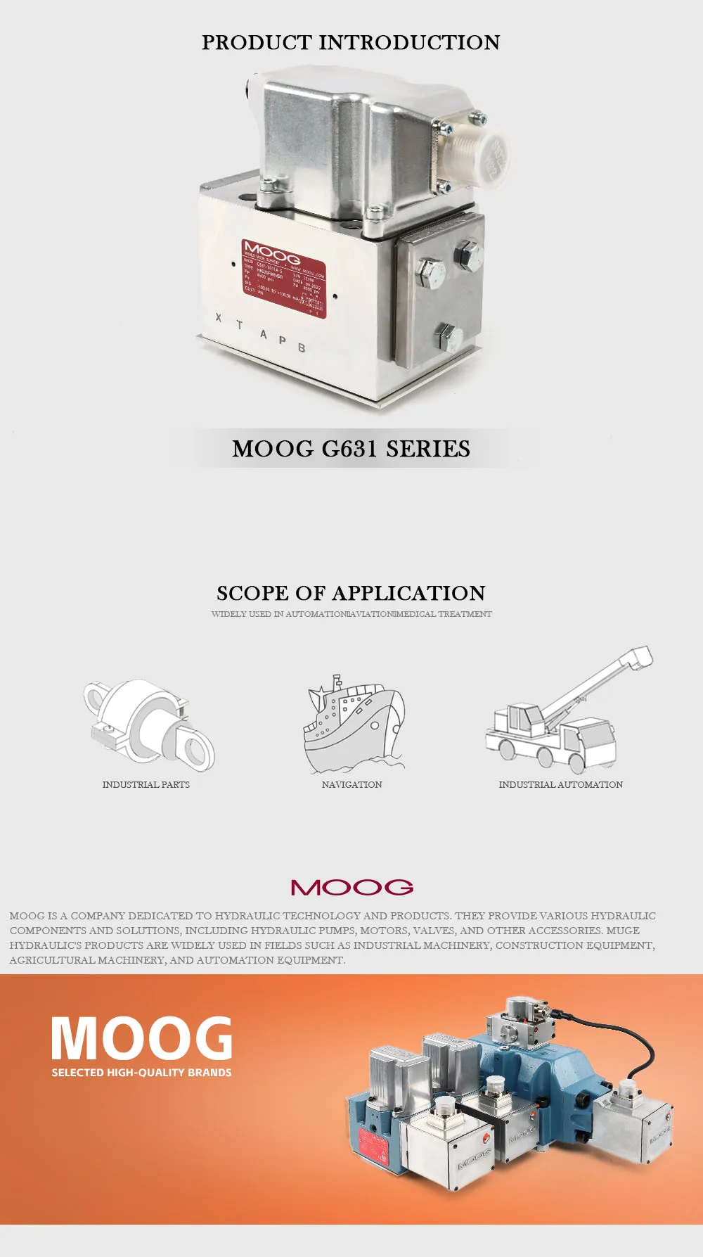 MOOG G631 Product Description-1