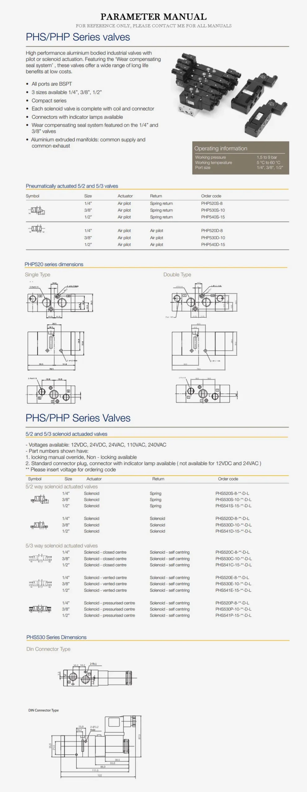 PARKER PHS Product Description-2