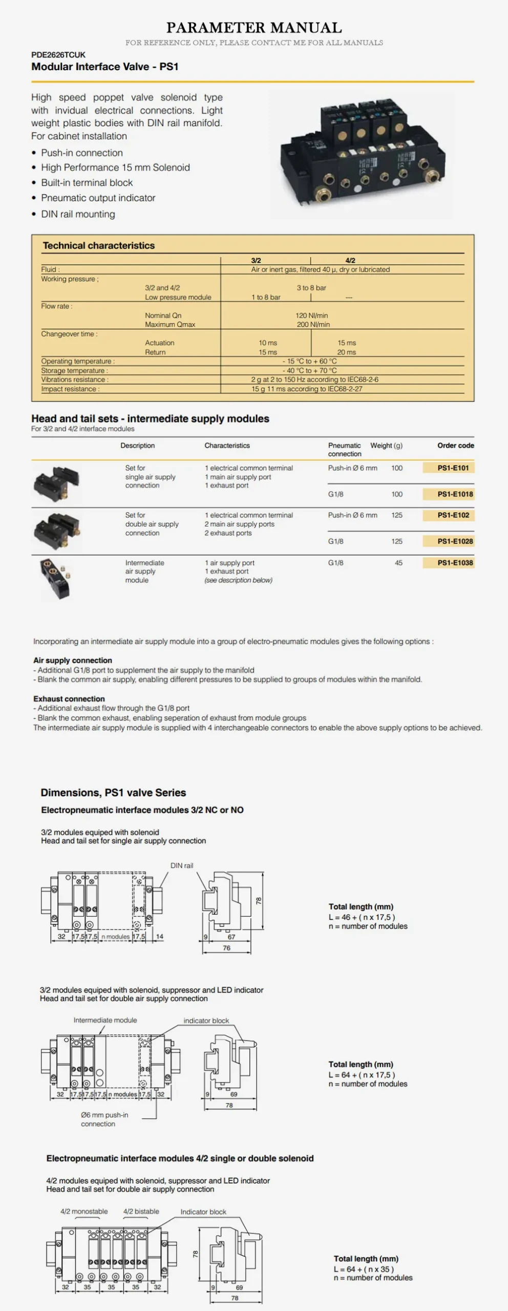 PARKER PS1 Product Description-2