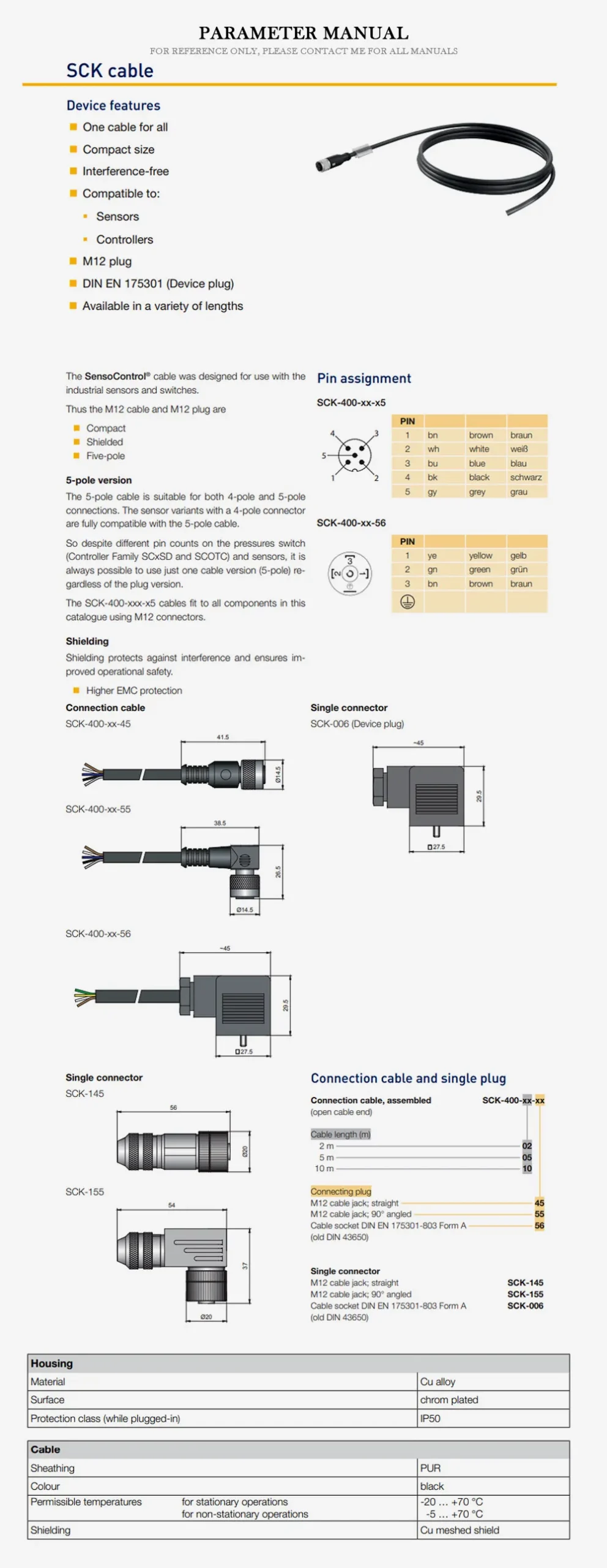 PARKER SCK Product Description-2