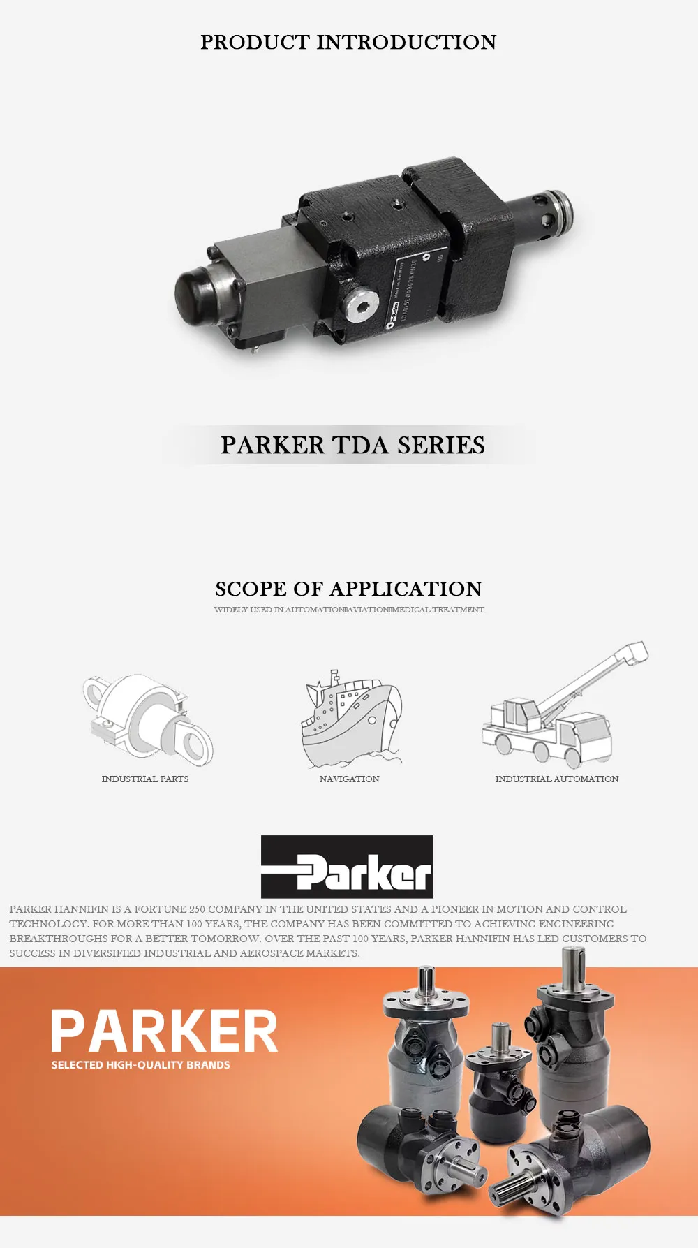PARKER TDA Product Description-1