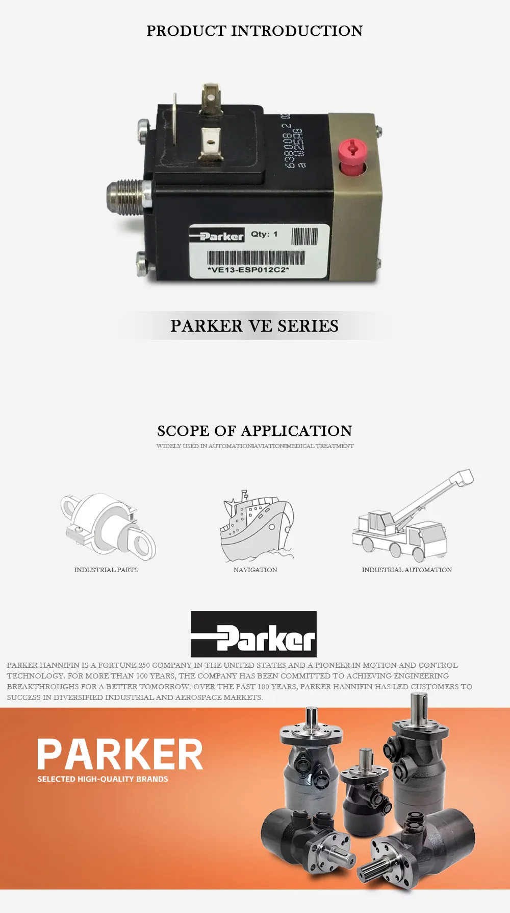 PARKER VE Product Description-1