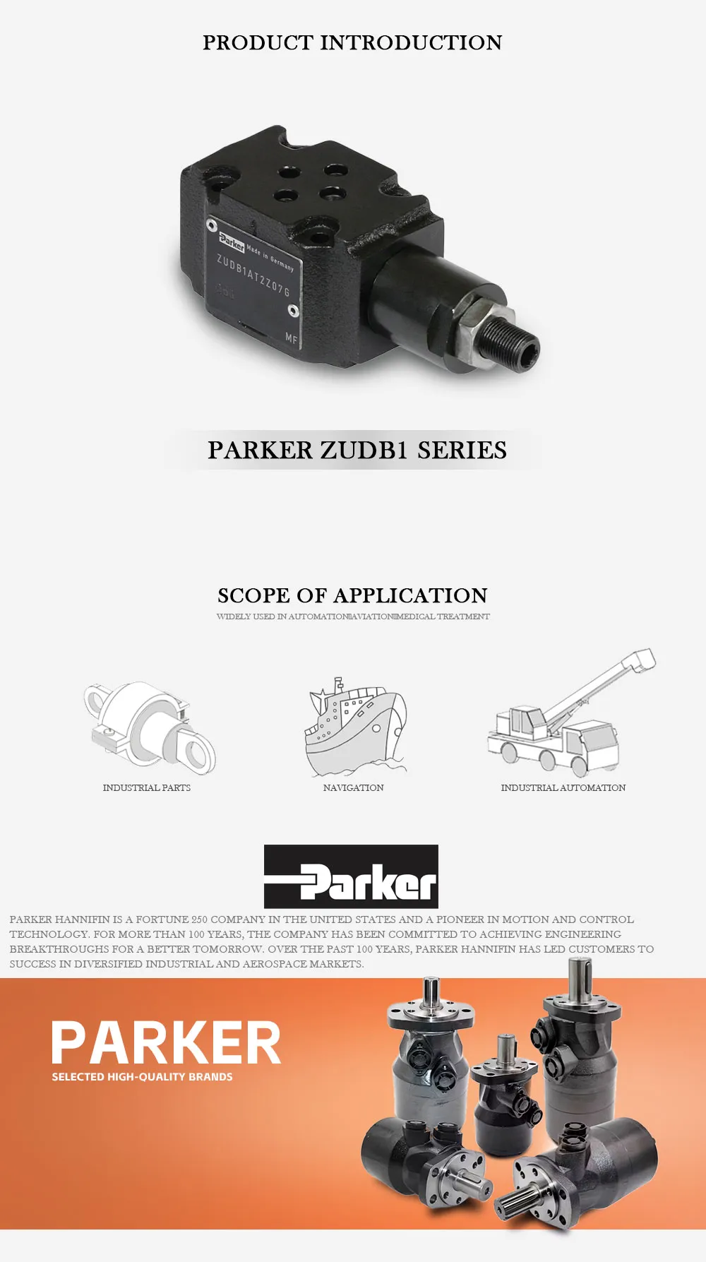 PARKER ZUDB1 Product Description-1
