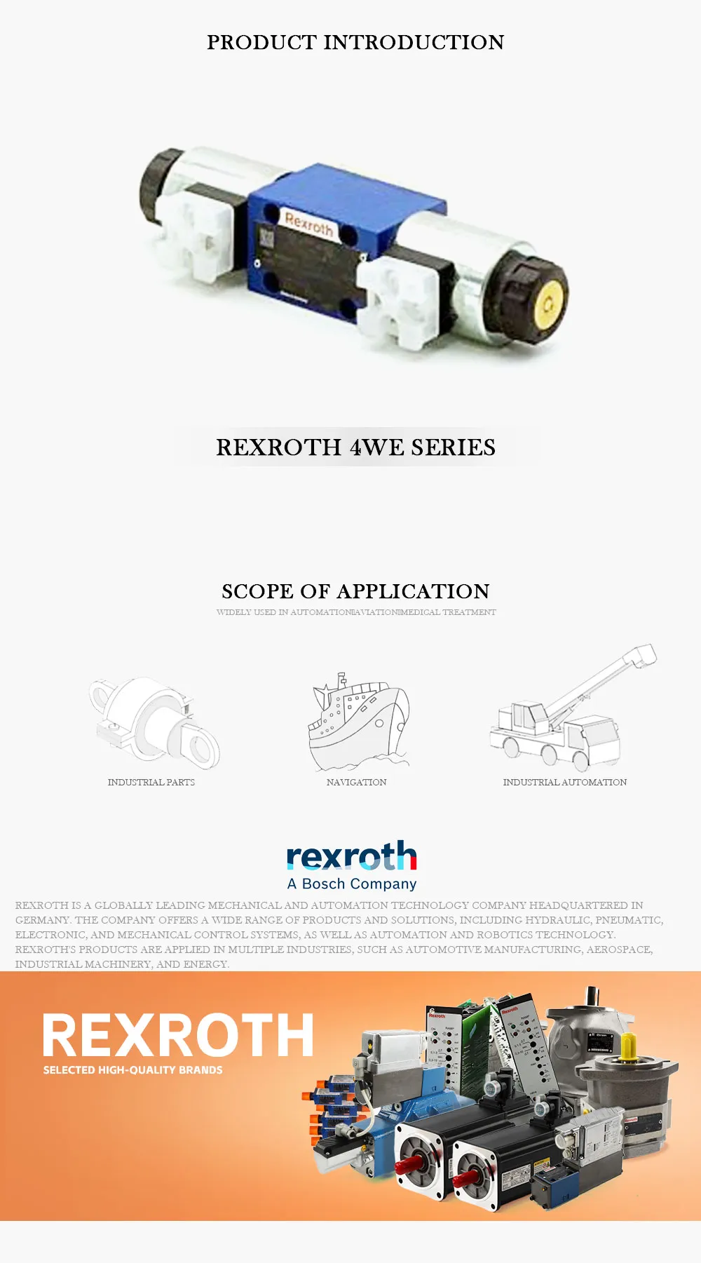 REXROTH 4WE Product Description-1