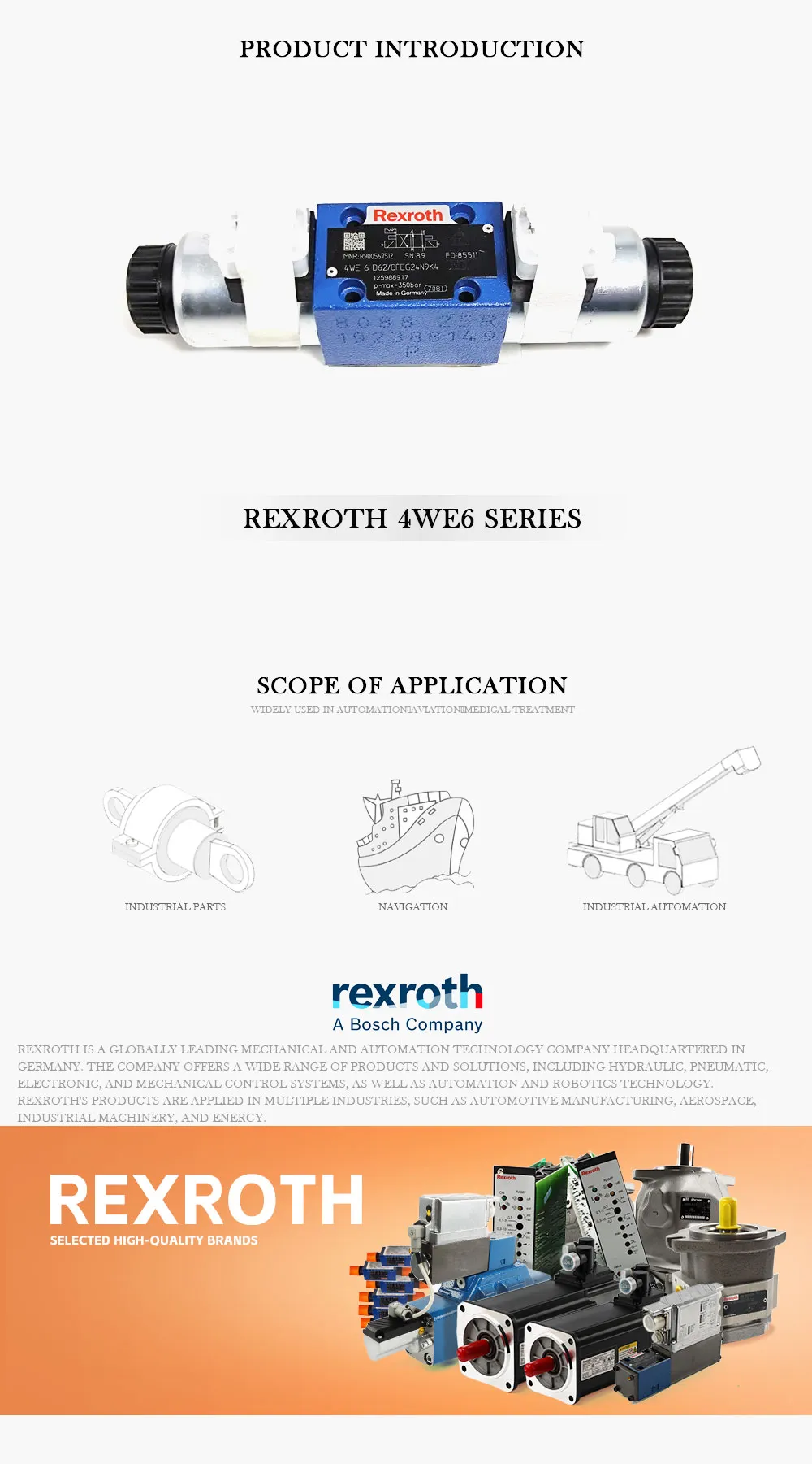 REXROTH 4WE6 Product Description-1