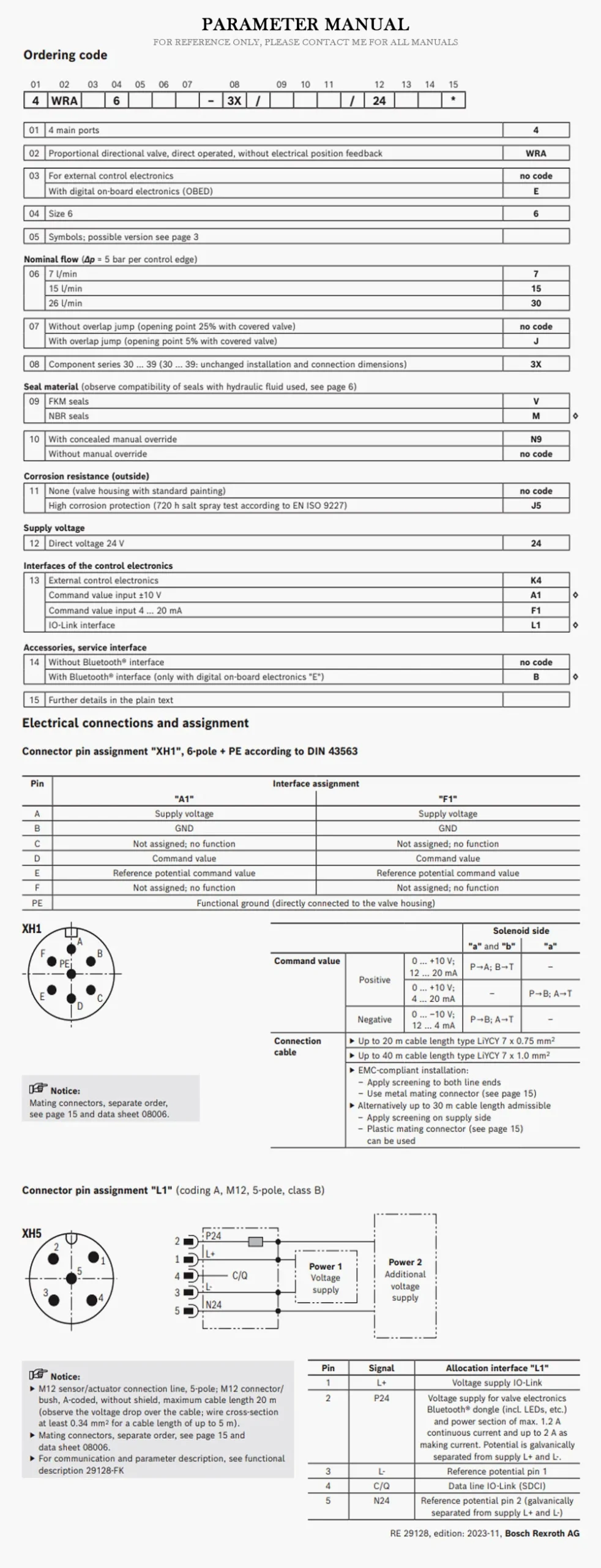 REXROTH 4WRAE Product Description-2