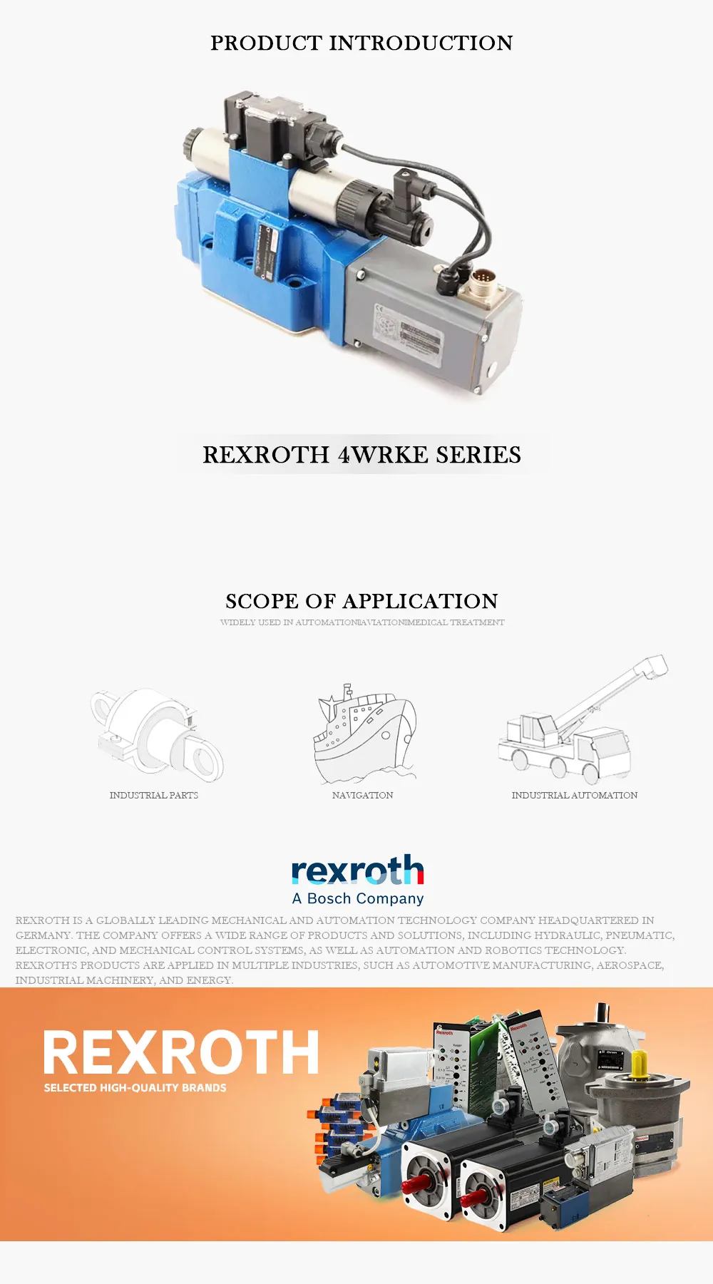 REXROTH 4WRKE Product Description-1
