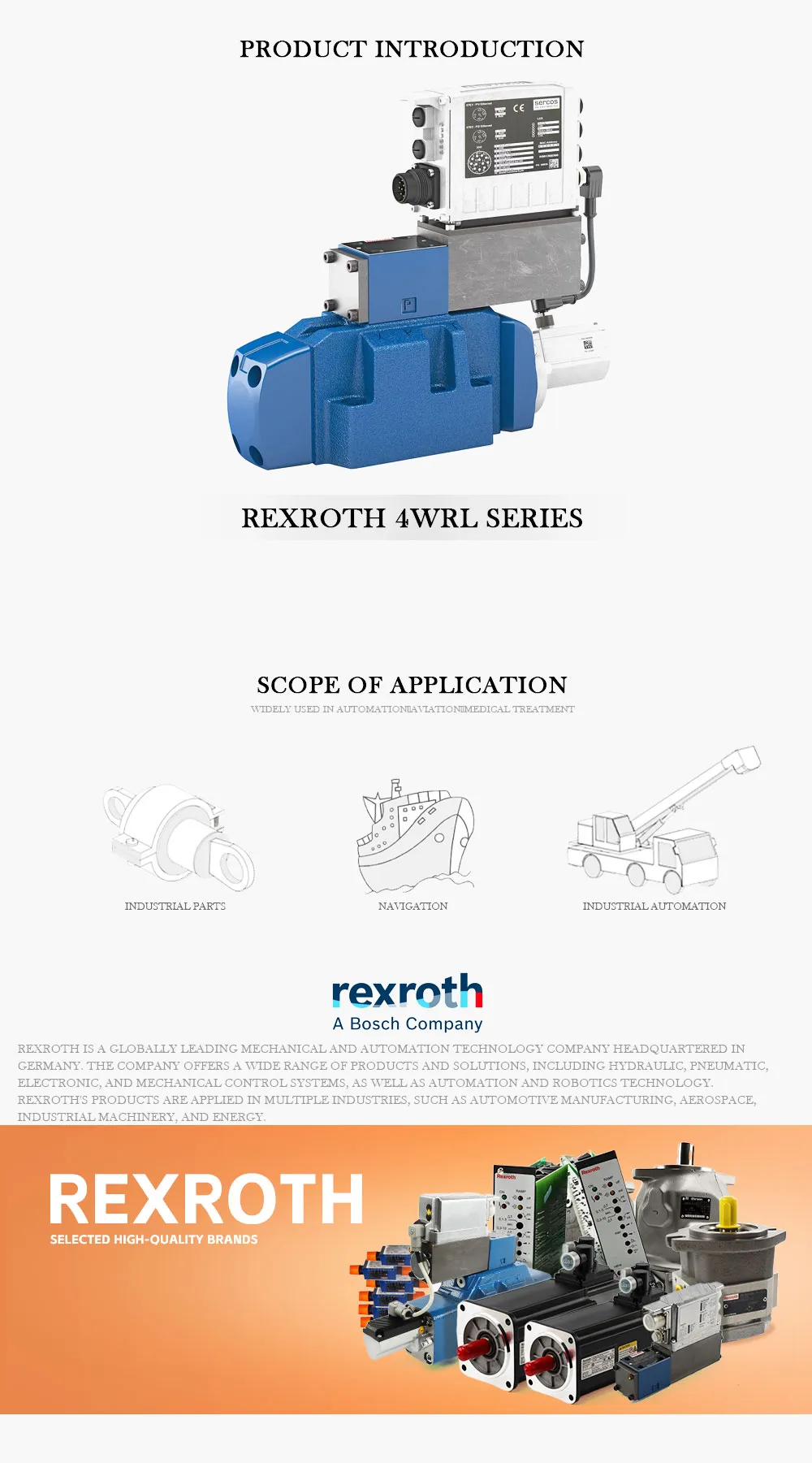 REXROTH 4WRL Product Description-1