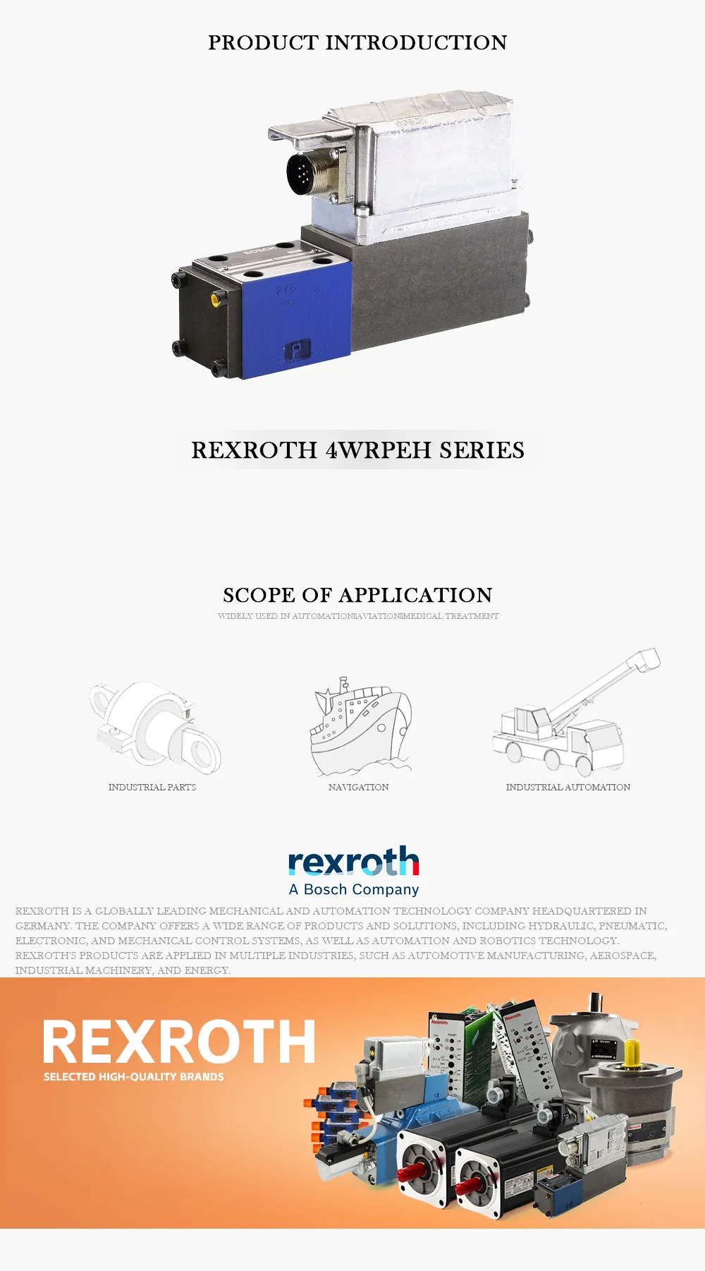 REXROTH 4WRPEH Product Description-1