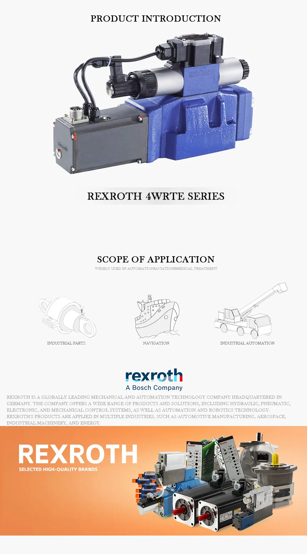 REXROTH 4WRTE Product Description-1