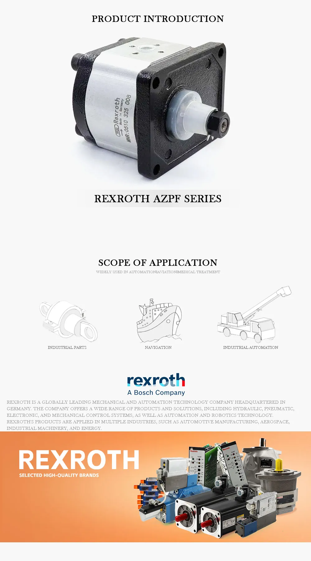 REXROTH AZPF Product Description-1