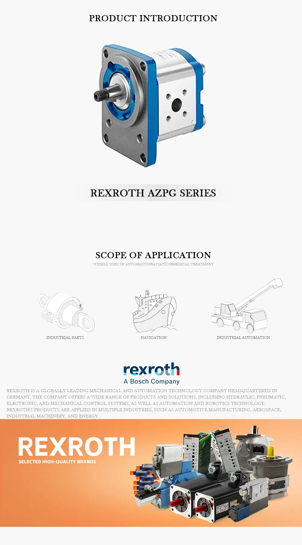 REXROTH AZPG Product Description-1